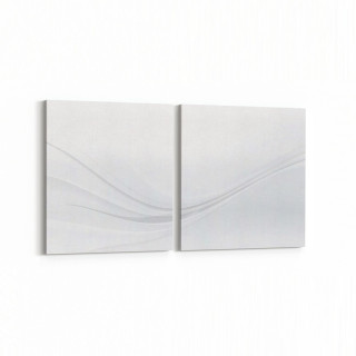 10184K2Y Abstract Görsel Kare 2'li Yatay Kanvas Tablo