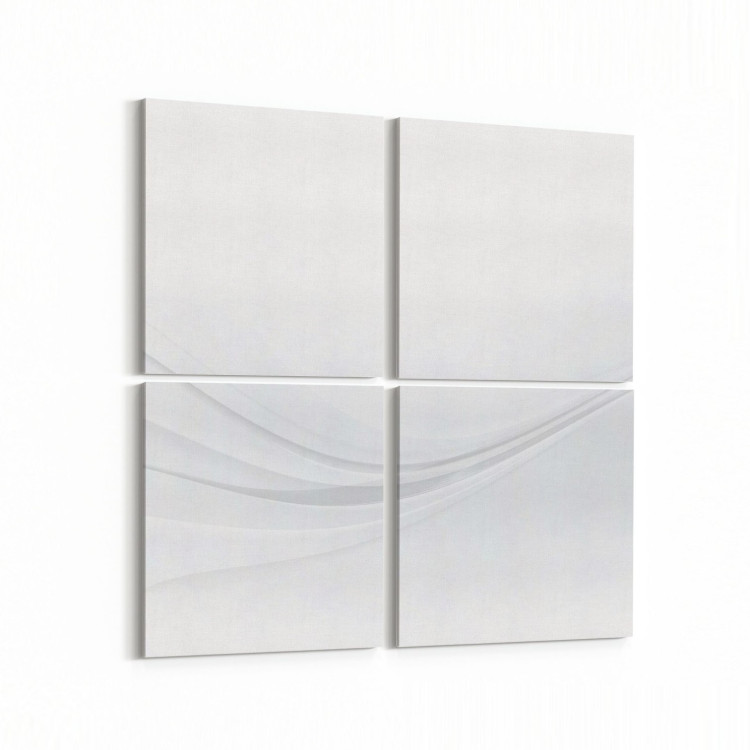10184K4 Abstract Görsel Kare 4'lü Kanvas Tablo
