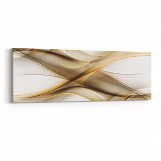 10185YI Abstract Görsel Yatay İnce Kanvas Tablo