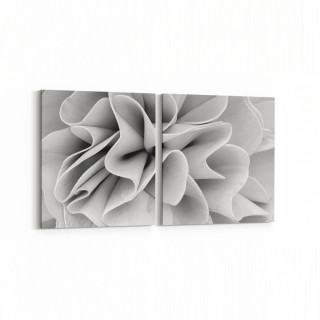 10199K2Y Abstract Görsel Kare 2'li Yatay Kanvas Tablo