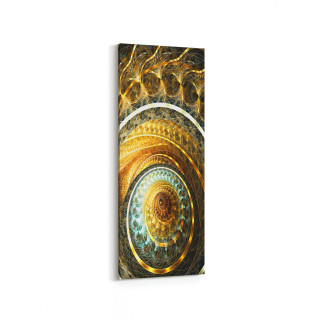 10206DI Abstract Görsel Dikey İnce Kanvas Tablo