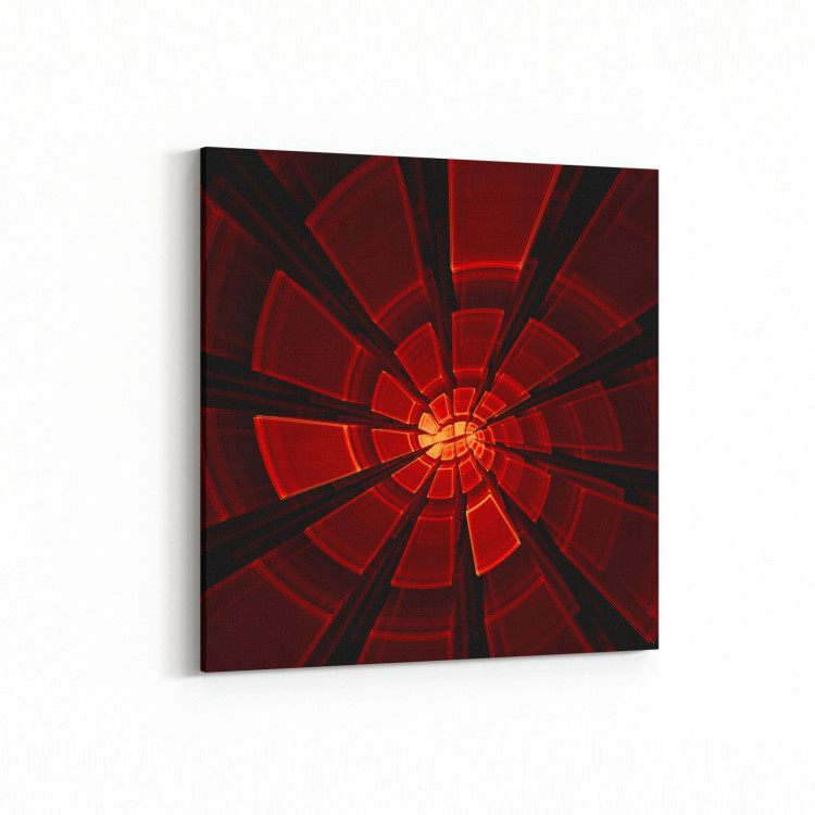 10217K Abstract Girdap Görsel Kare Kanvas Tablo