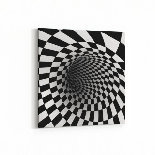 10219K Abstract Girdap Görsel Kare Kanvas Tablo