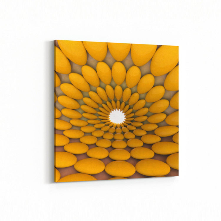10221K Abstract Girdap Görsel Kare Kanvas Tablo