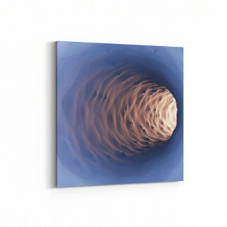 10222K Abstract Girdap Görsel Kare Kanvas Tablo