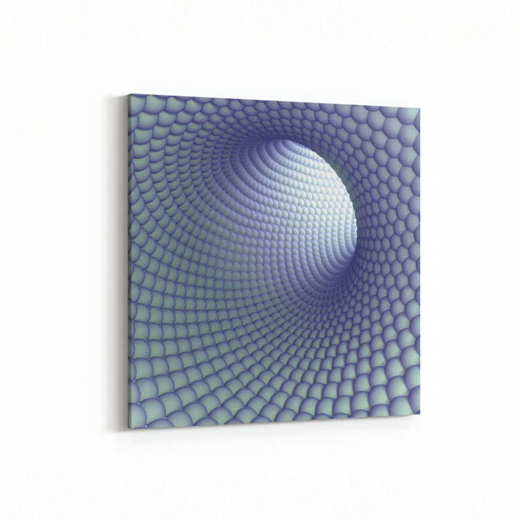 10224K Abstract Girdap Görsel Kare Kanvas Tablo