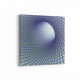 10224K Abstract Girdap Görsel Kare Kanvas Tablo