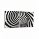 10226K2Y Abstract Girdap Görsel Kare 2'li Yatay Kanvas Tablo