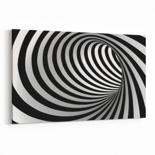 10226Y Abstract Girdap Görsel Yatay Kanvas Tablo
