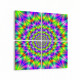 10227K4 Abstract Girdap Görsel Kare 4'lü Kanvas Tablo