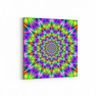 10227K Abstract Girdap Görsel Kare Kanvas Tablo