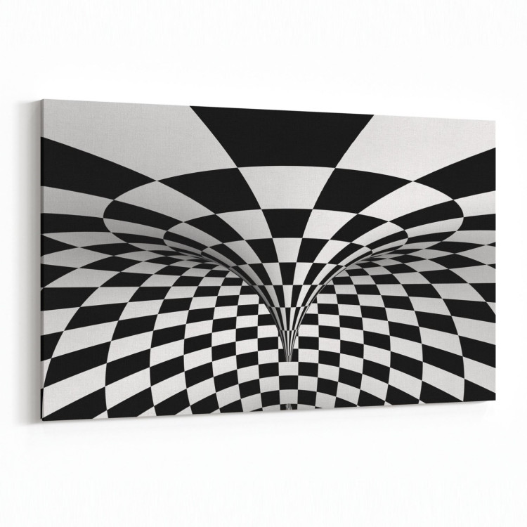 10231Y Abstract Girdap Görsel Yatay Kanvas Tablo