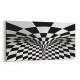 10231YD Abstract Girdap Görsel Yatay Dar Kanvas Tablo