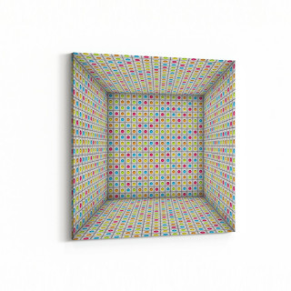 10232K Abstract Girdap Görsel Kare Kanvas Tablo