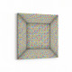 10232K Abstract Girdap Görsel Kare Kanvas Tablo