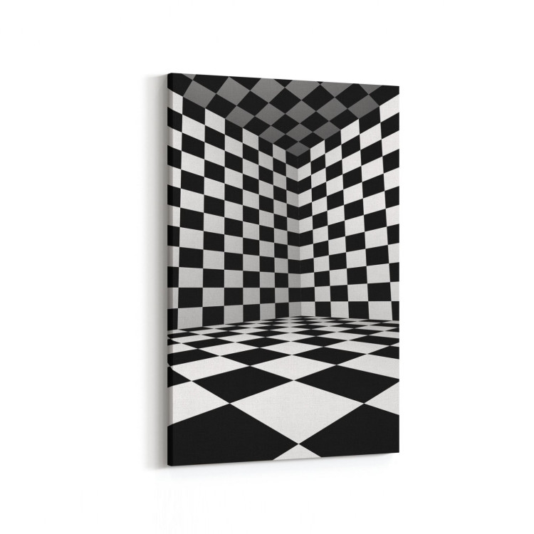 10233D Abstract Girdap Görsel Dikey Kanvas Tablo