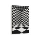 10233D Abstract Girdap Görsel Dikey Kanvas Tablo