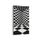 10233DD Abstract Girdap Görsel Dikey Dar Kanvas Tablo