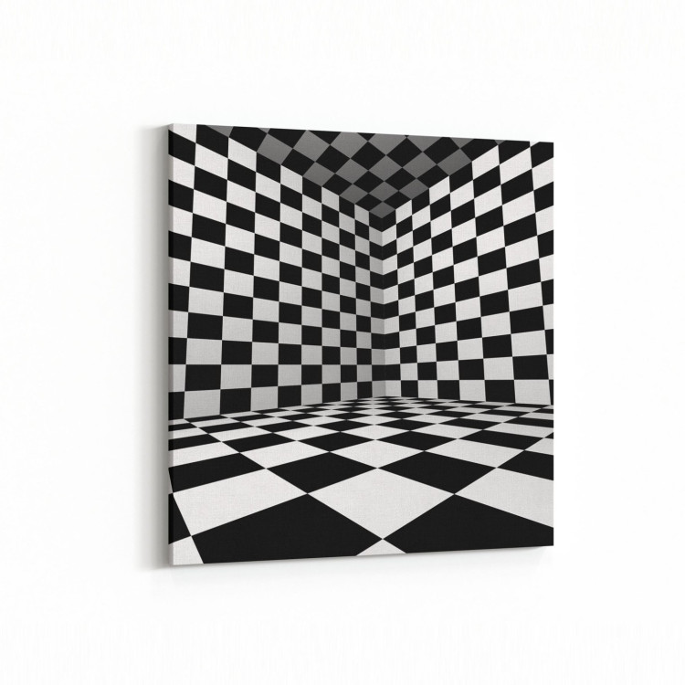 10233K Abstract Girdap Görsel Kare Kanvas Tablo