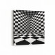 10233K Abstract Girdap Görsel Kare Kanvas Tablo