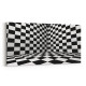 10233YD Abstract Girdap Görsel Yatay Dar Kanvas Tablo