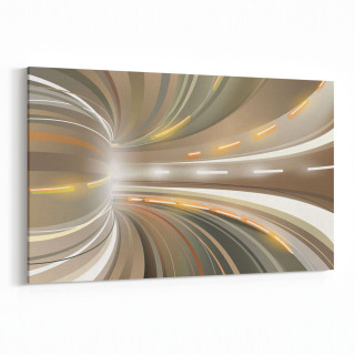 10234Y Abstract Girdap Görsel Yatay Kanvas Tablo