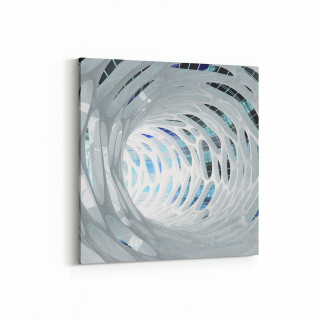 10235K Abstract Girdap Görsel Kare Kanvas Tablo