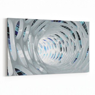 10235Y Abstract Girdap Görsel Yatay Kanvas Tablo