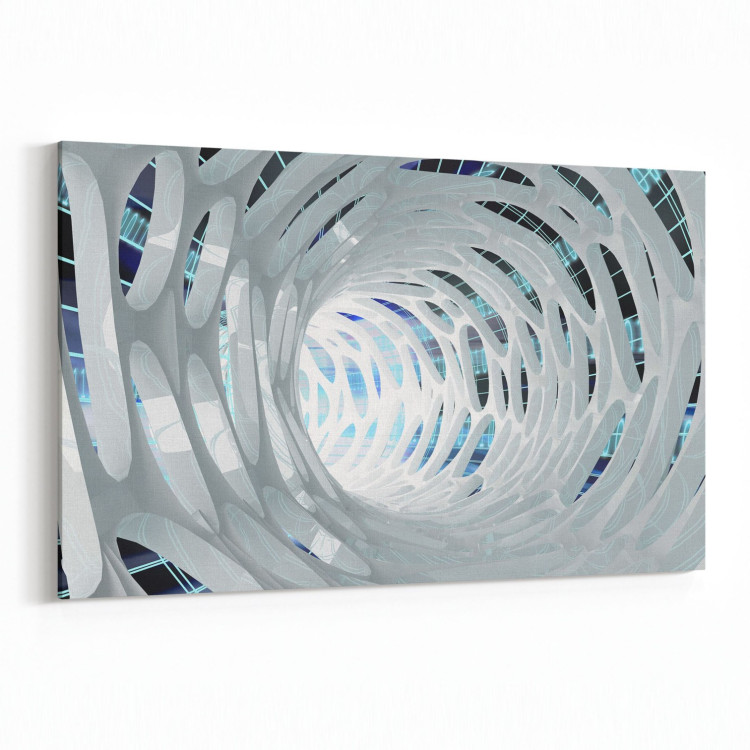 10235Y Abstract Girdap Görsel Yatay Kanvas Tablo