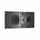 10236K2Y Abstract Girdap Görsel Kare 2'li Yatay Kanvas Tablo