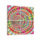 10237K4 Abstract Girdap Görsel Kare 4'lü Kanvas Tablo