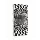10239K2D Abstract Girdap Görsel Kare 2'li Dikey Kanvas Tablo