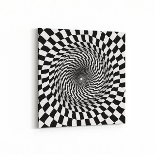 10239K Abstract Girdap Görsel Kare Kanvas Tablo
