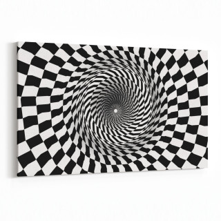 10239Y Abstract Girdap Görsel Yatay Kanvas Tablo