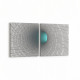 10240K2Y Abstract Girdap Görsel Kare 2'li Yatay Kanvas Tablo