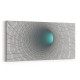10240YD Abstract Girdap Görsel Yatay Dar Kanvas Tablo