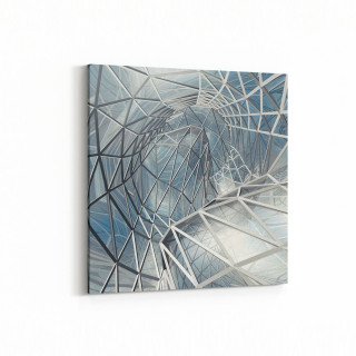 10241K Abstract Girdap Görsel Kare Kanvas Tablo