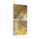 10242K2D Abstract Girdap Görsel Kare 2'li Dikey Kanvas Tablo