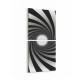 10243K2D Abstract Girdap Görsel Kare 2'li Dikey Kanvas Tablo
