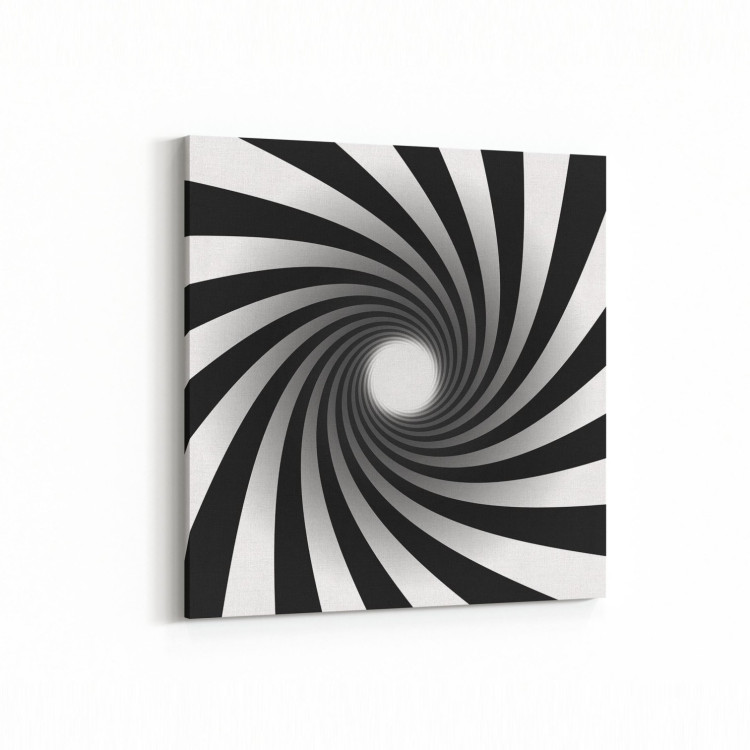 10243K Abstract Girdap Görsel Kare Kanvas Tablo