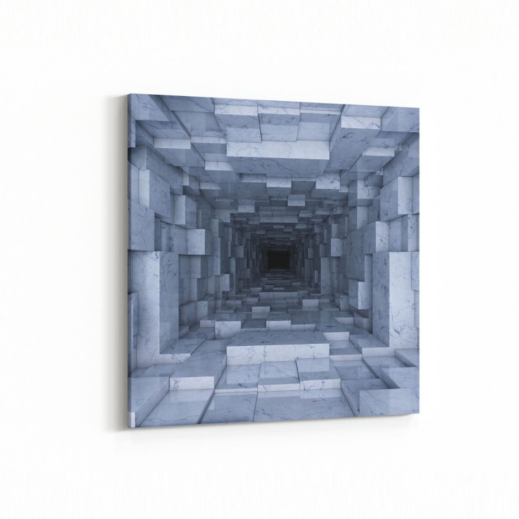 10245K Abstract Girdap Görsel Kare Kanvas Tablo