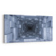 10245YD Abstract Girdap Görsel Yatay Dar Kanvas Tablo