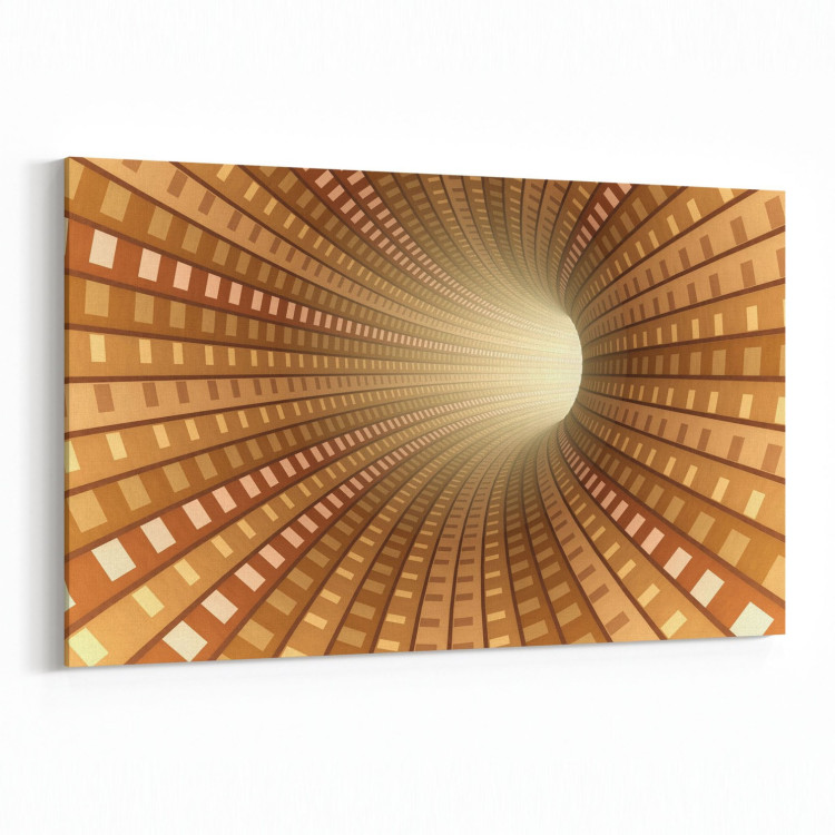 10246Y Abstract Girdap Görsel Yatay Kanvas Tablo