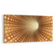 10246YD Abstract Girdap Görsel Yatay Dar Kanvas Tablo