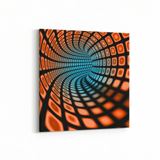 10248K Abstract Girdap Görsel Kare Kanvas Tablo