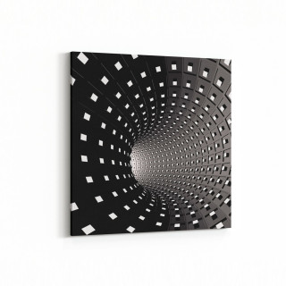 10249K Abstract Girdap Görsel Kare Kanvas Tablo