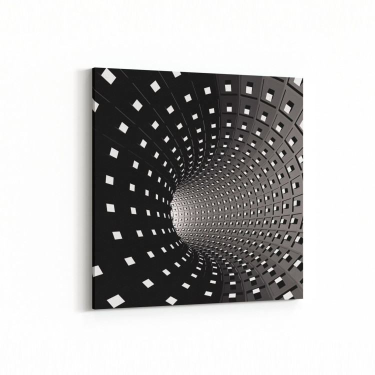 10249K Abstract Girdap Görsel Kare Kanvas Tablo