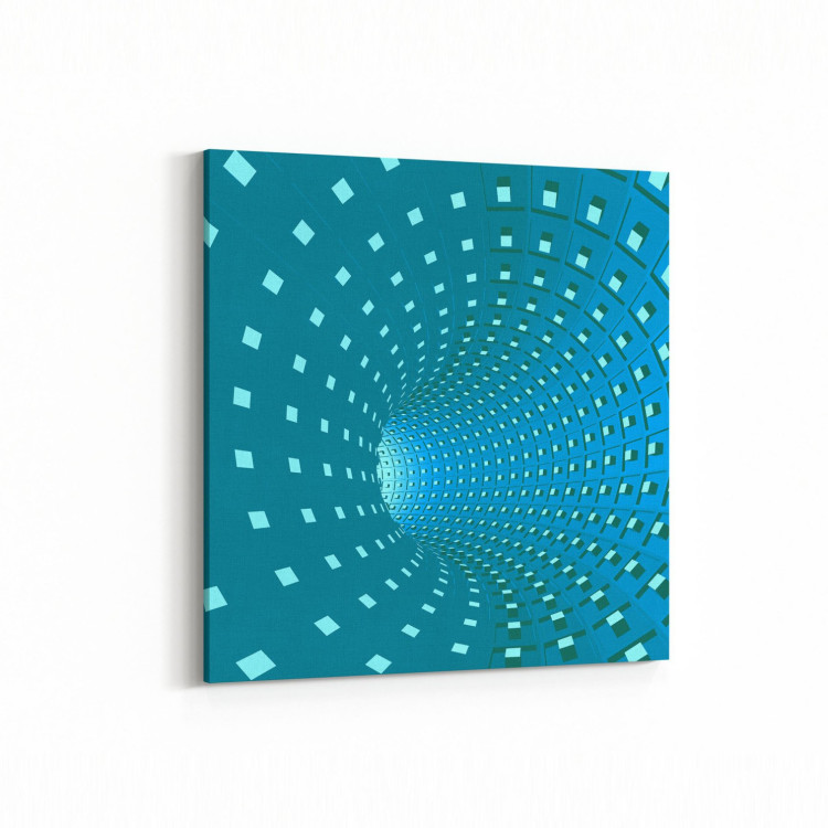 10252K Abstract Girdap Görsel Kare Kanvas Tablo