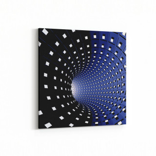 10254K Abstract Girdap Görsel Kare Kanvas Tablo