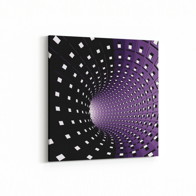 10255K Abstract Girdap Görsel Kare Kanvas Tablo